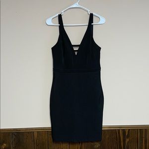 Black tight dress